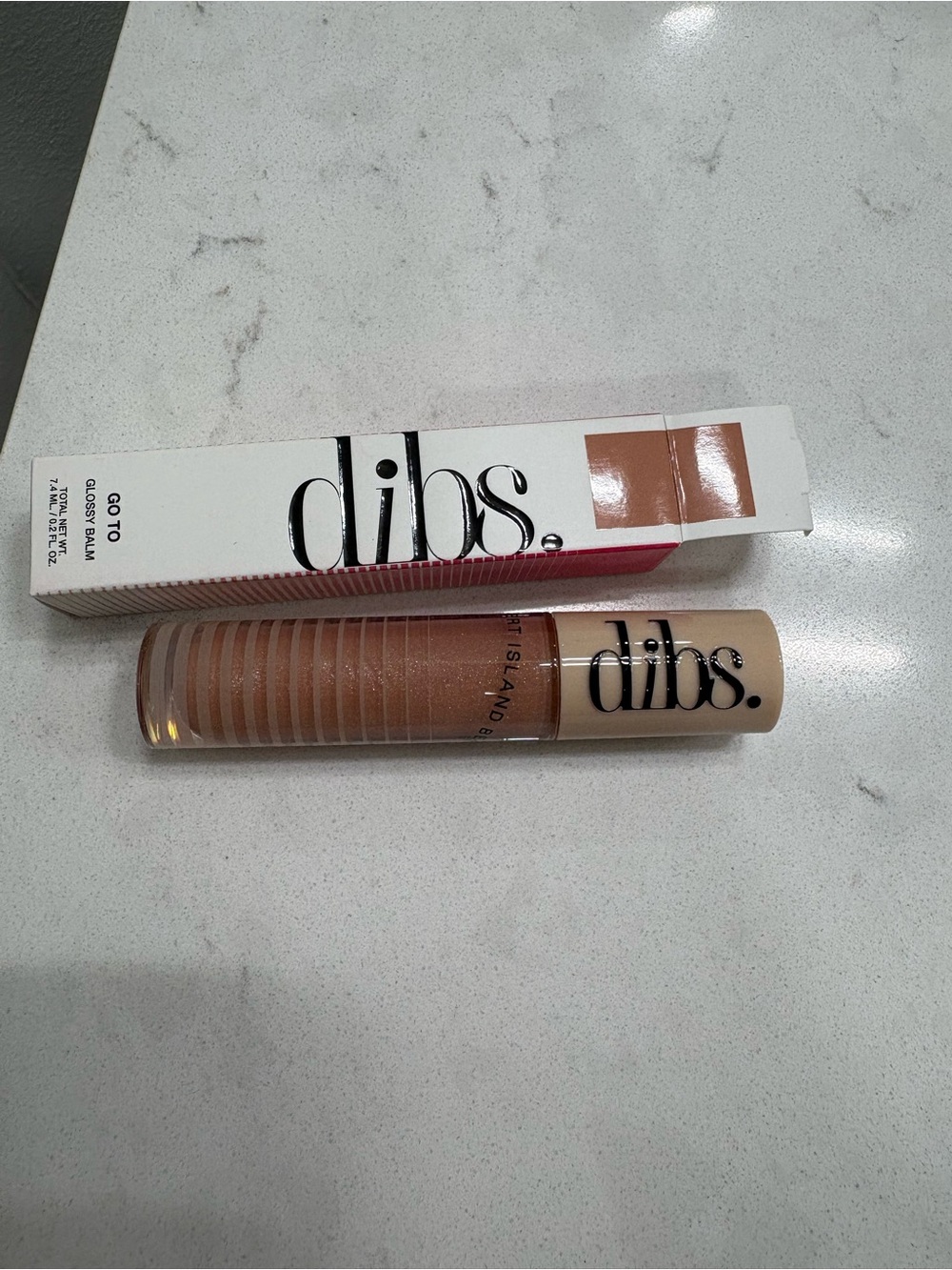 DIBS. Glossy Balm Lip Gloss in KISS me Quick- NEW